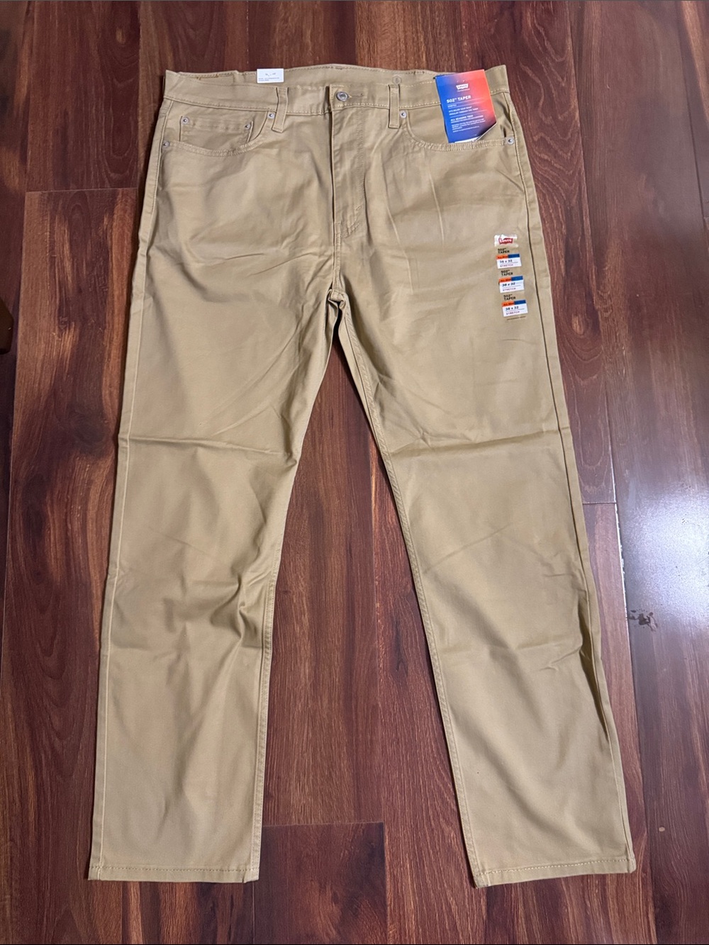 Levi's Men's 502 Taper Khaki Chino Pants Size 38x32